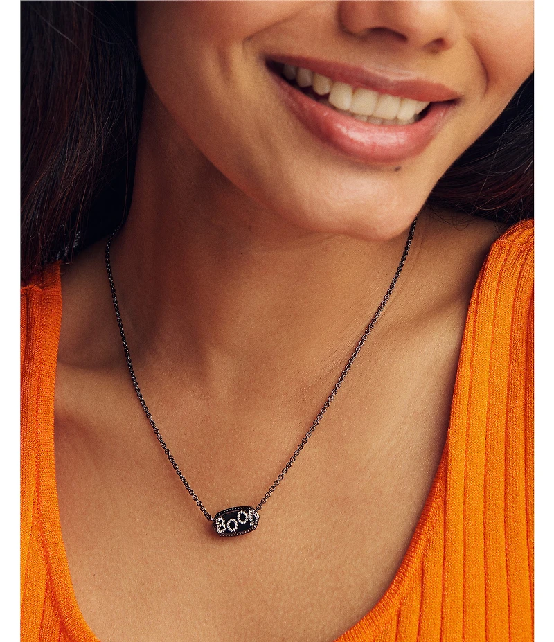 Kendra Scott Elisa Boo Glow In The Dark Short Pendant Necklace