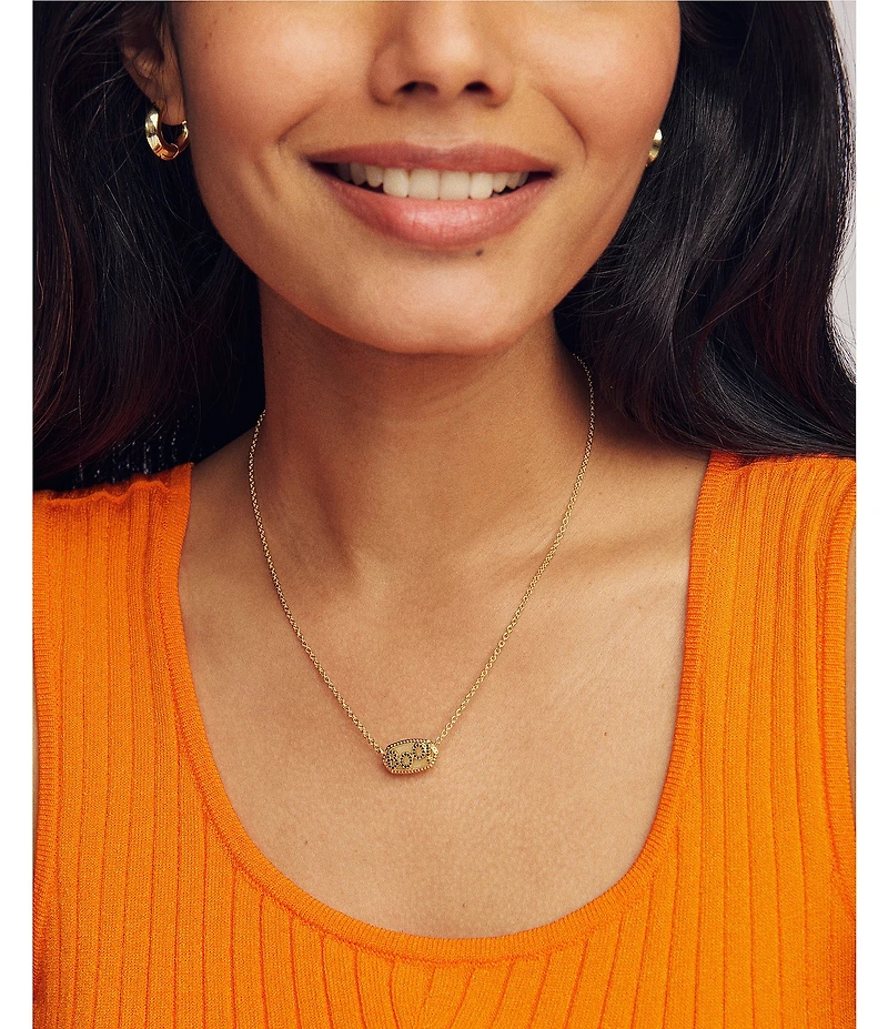 Kendra Scott Elisa Boo Glow In The Dark Short Pendant Necklace