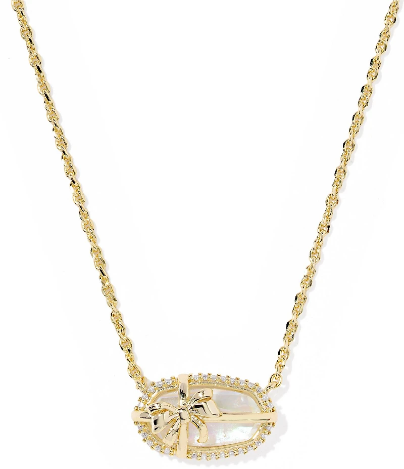 Kendra Scott Elisa Bow Short Pendant Necklace