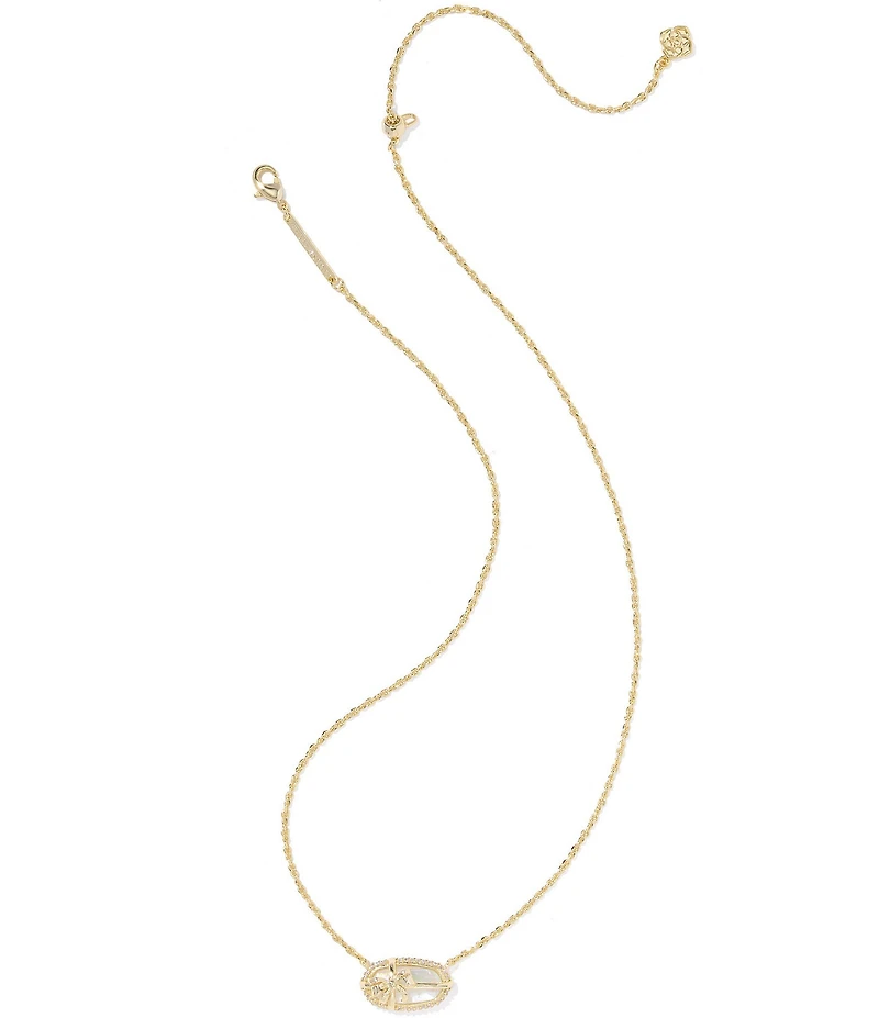 Kendra Scott Elisa Bow Short Pendant Necklace