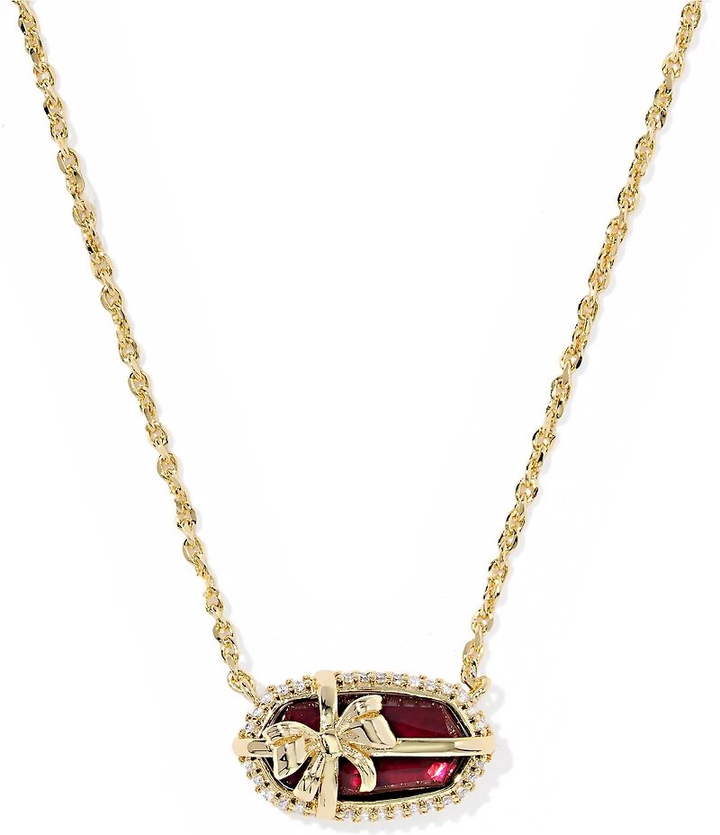 Kendra Scott Elisa Bow Short Pendant Necklace