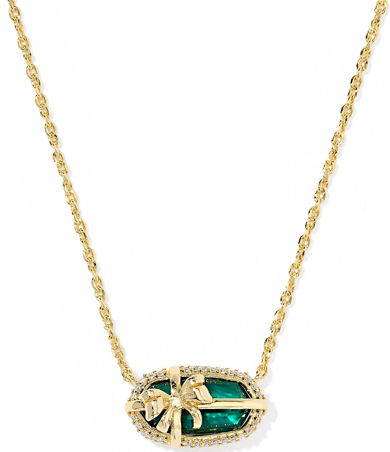 Kendra Scott Elisa Bow Short Pendant Necklace