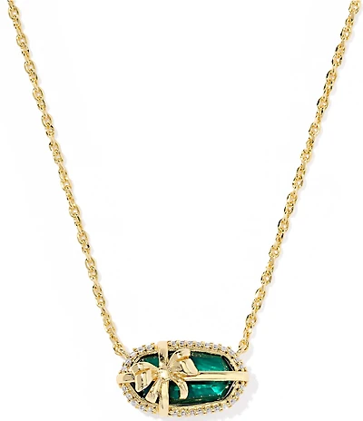 Kendra Scott Elisa Bow Short Pendant Necklace