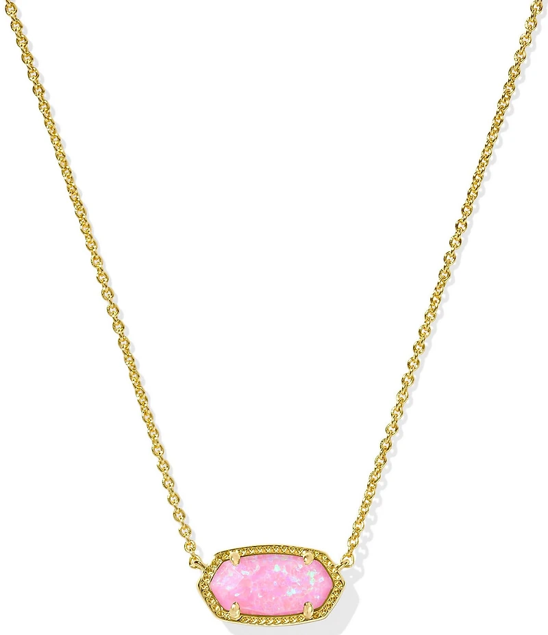 Kendra Scott Elisa Gold Opal Pendant Necklace