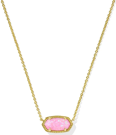 Kendra Scott Elisa Gold Opal Pendant Necklace