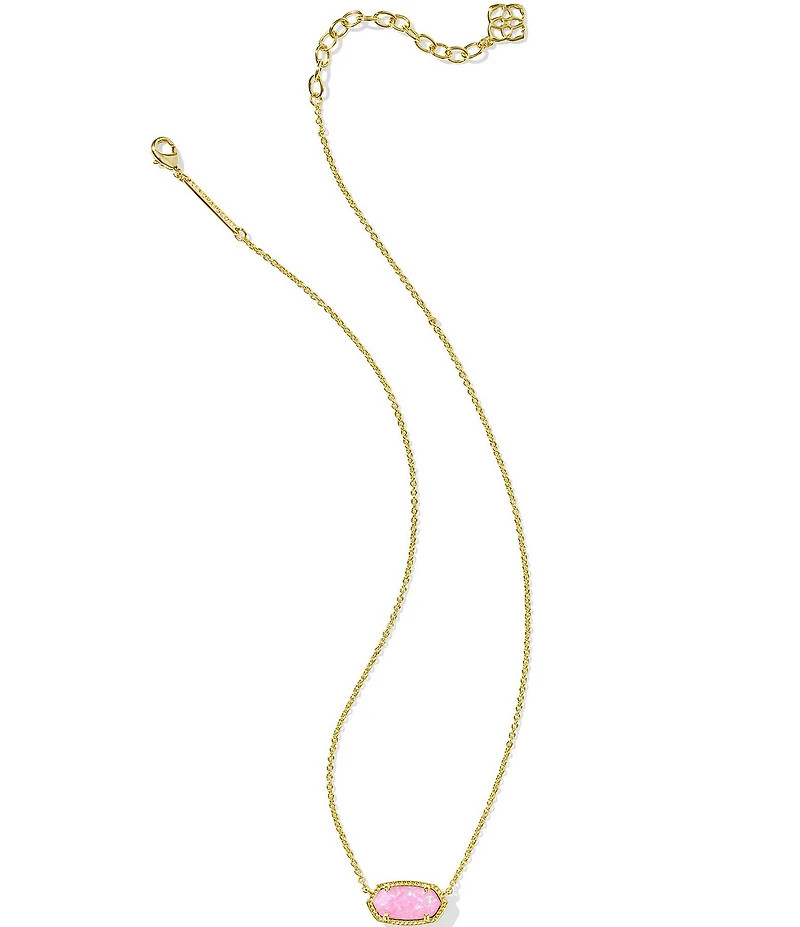Kendra Scott Elisa Gold Opal Pendant Necklace
