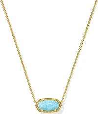 Kendra Scott Elisa Gold Opal Pendant Necklace