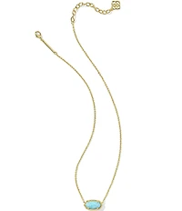 Kendra Scott Elisa Gold Opal Pendant Necklace