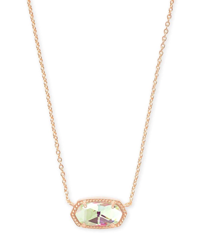 Kendra Scott Elisa Dichroic Glass Pendant Necklace