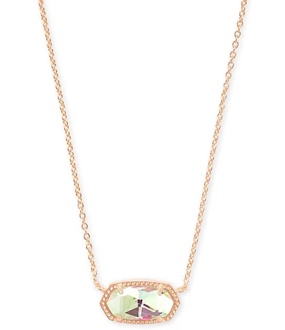 Kendra Scott Elisa Dichroic Glass Pendant Necklace