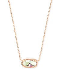 Kendra Scott Elisa Dichroic Glass Pendant Necklace