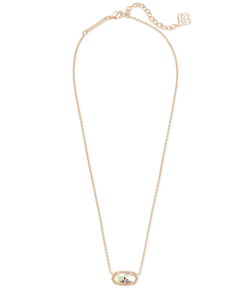 Kendra Scott Elisa Dichroic Glass Pendant Necklace