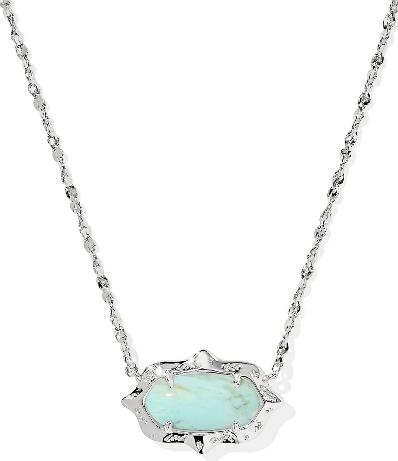 Kendra Scott Elisa Scallop Frame Short Pendant Necklace