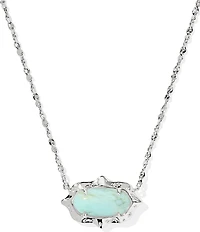 Kendra Scott Elisa Scallop Frame Short Pendant Necklace