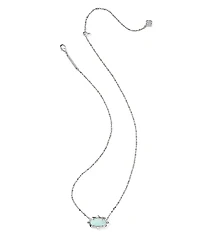 Kendra Scott Elisa Scallop Frame Short Pendant Necklace