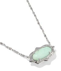 Kendra Scott Elisa Scallop Frame Short Pendant Necklace
