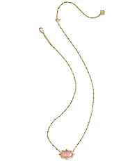 Kendra Scott Elisa Scallop Frame Short Pendant Necklace