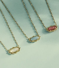 Kendra Scott Elisa Scallop Frame Short Pendant Necklace