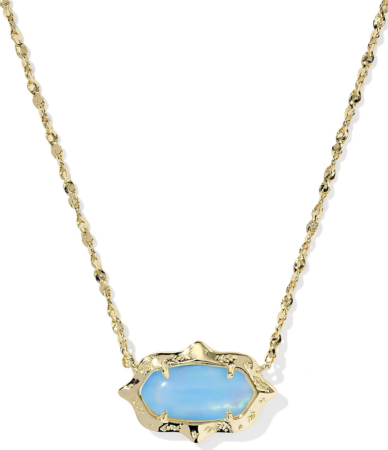Kendra Scott Elisa Scallop Frame Short Pendant Necklace