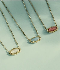 Kendra Scott Elisa Scallop Frame Short Pendant Necklace