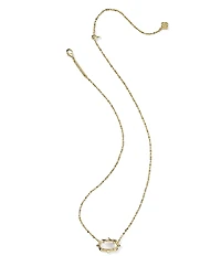 Kendra Scott Elisa Scallop Frame Short Pendant Necklace