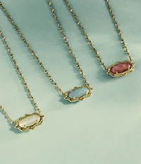 Kendra Scott Elisa Scallop Frame Short Pendant Necklace