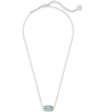 Kendra Scott Elisa Silver Pendant Necklace