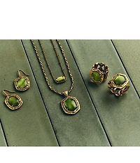 Kendra Scott Elisa Tiger Striped Safari Short Pendant Necklace