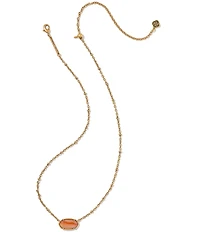 Kendra Scott Elisa Tiger Striped Safari Short Pendant Necklace