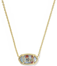 Kendra Scott Elisa U.S.A Americana Short Pendant Necklace