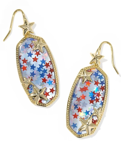 Kendra Scott Elle Multi Star Americana Drop Earrings