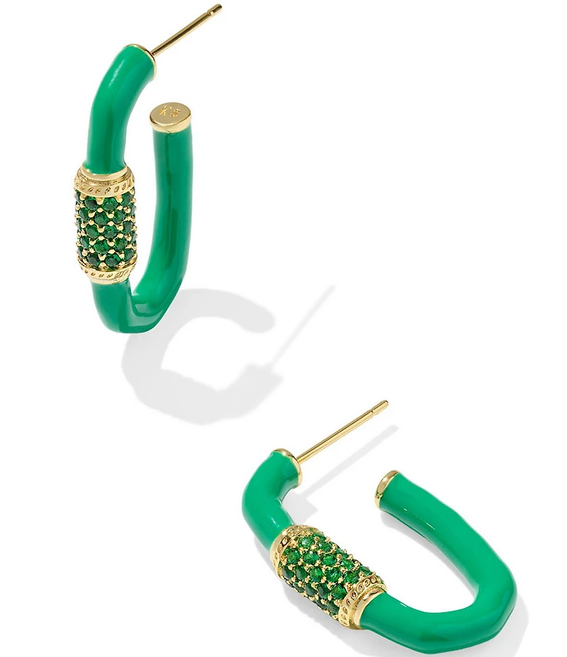 Kendra Scott Emery Enamel Hoop Earrings