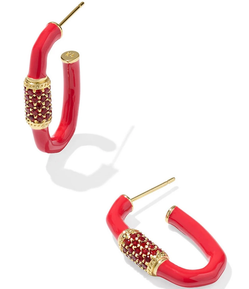 Kendra Scott Emery Enamel Hoop Earrings