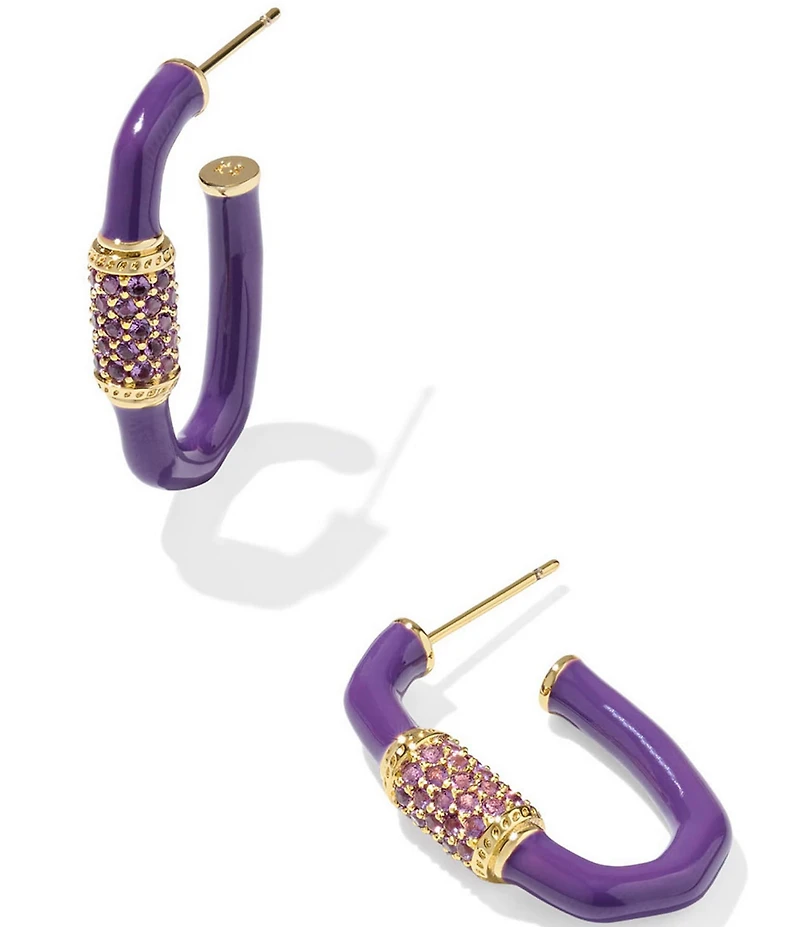 Kendra Scott Emery Enamel Hoop Earrings