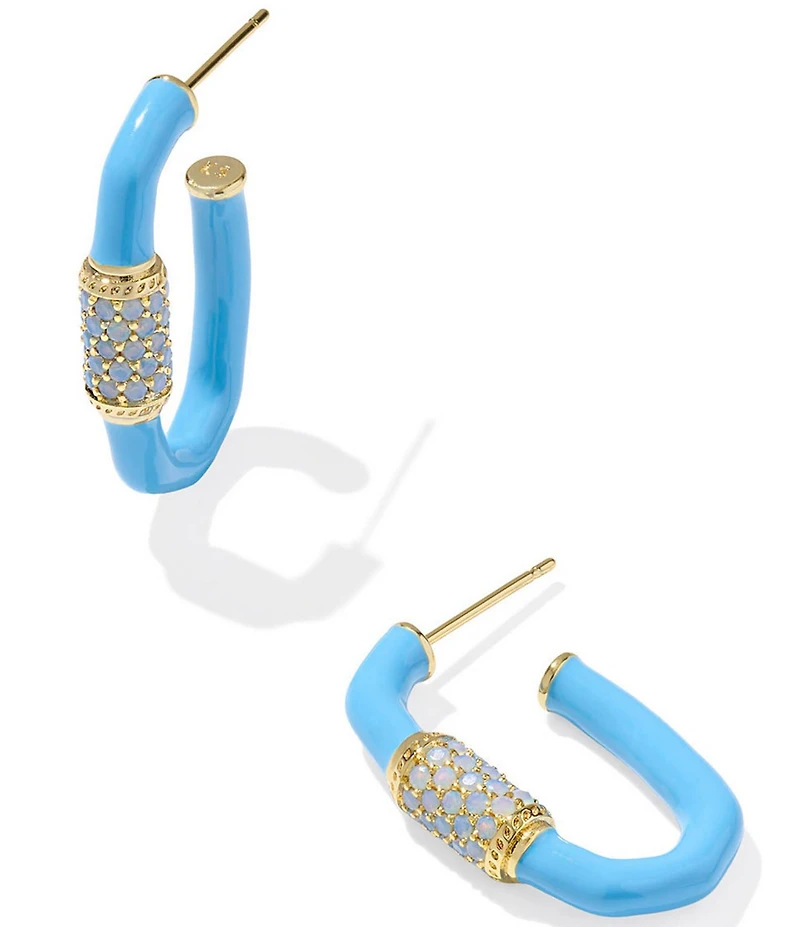 Kendra Scott Emery Enamel Hoop Earrings