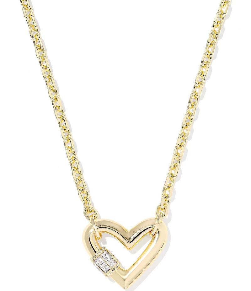 Kendra Scott Emery Heart Short Pendant Necklace