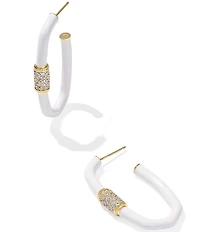 Kendra Scott Emery Large Enamel Hoop Earrings