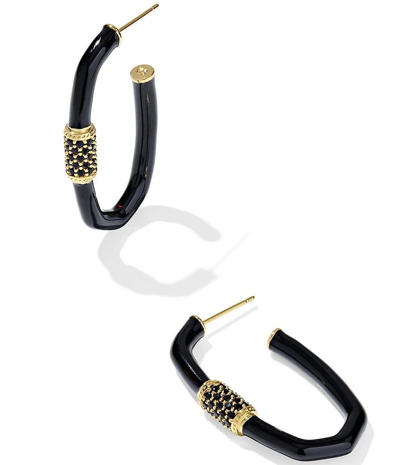 Kendra Scott Emery Large Enamel Hoop Earrings