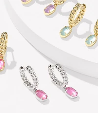 Kendra Scott Emilie Drusy Chain Huggie Hoop Earrings