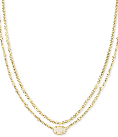 Kendra Scott Emilie Drusy Multi Strand Necklace