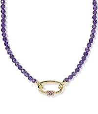 Kendra Scott Football Beaded Strand Collar Necklace