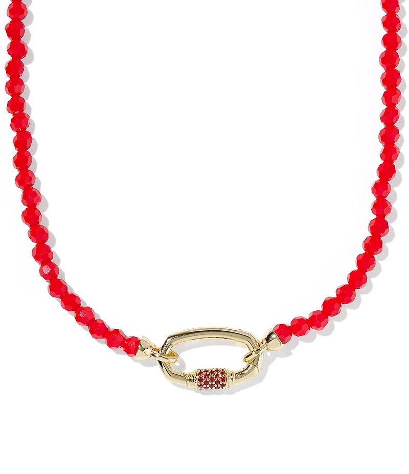 Kendra Scott Football Beaded Strand Collar Necklace
