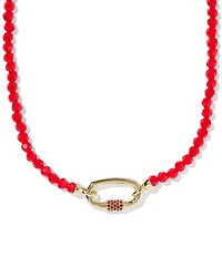 Kendra Scott Football Beaded Strand Collar Necklace