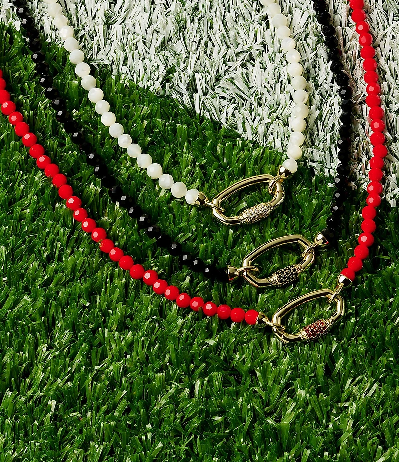 Kendra Scott Football Beaded Strand Collar Necklace