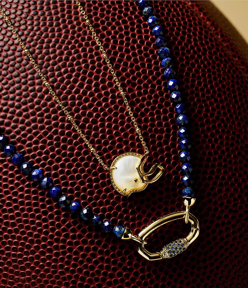 Kendra Scott Football Beaded Strand Collar Necklace