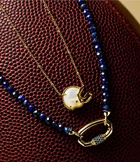 Kendra Scott Football Beaded Strand Collar Necklace