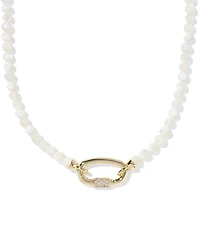 Kendra Scott Football Beaded Strand Collar Necklace