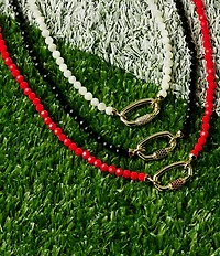 Kendra Scott Football Beaded Strand Collar Necklace