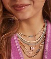 Kendra Scott Football Beaded Strand Collar Necklace