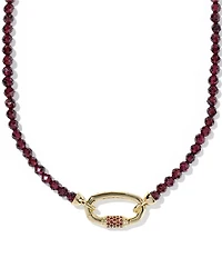 Kendra Scott Football Beaded Strand Collar Necklace